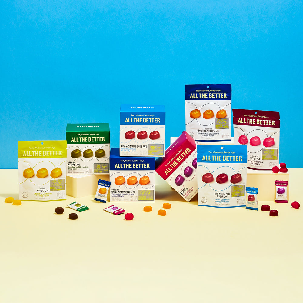 [ALL THE BETTER] All the Better Wellness Gummies, 30-day supply of 6 types, choose 1