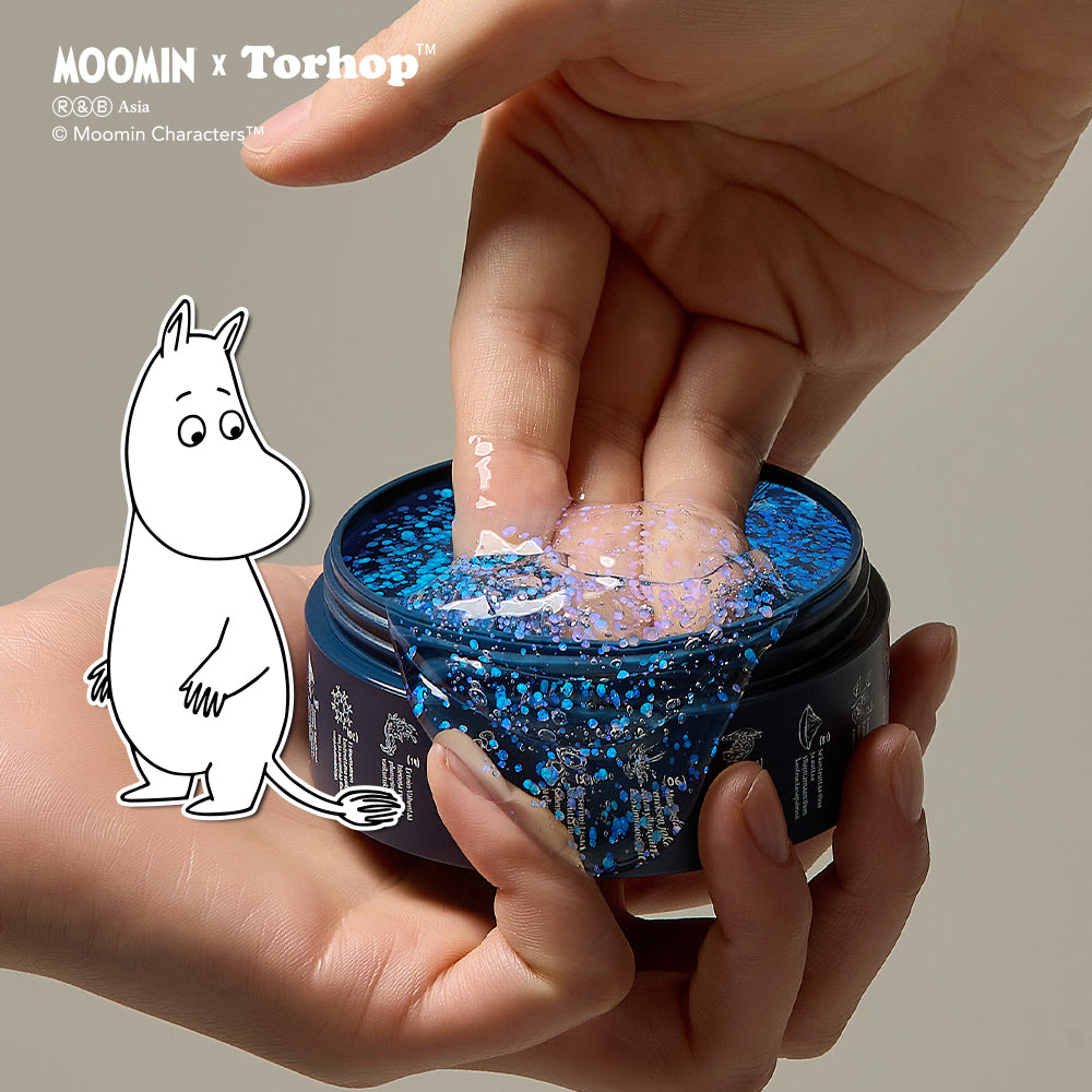 [Torhop] Thorhop Finland Aurora Night Sky Glow Sleeping Mask 60g special (+ 2 Moomin hair fixing sheets provided)
