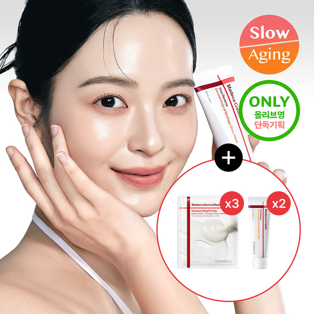 [Centellian24] Centellian24 Madeca Cream Time Reverse 50ml Sonderangebot (+15ml*2+3 Derma-Tuchmasken)