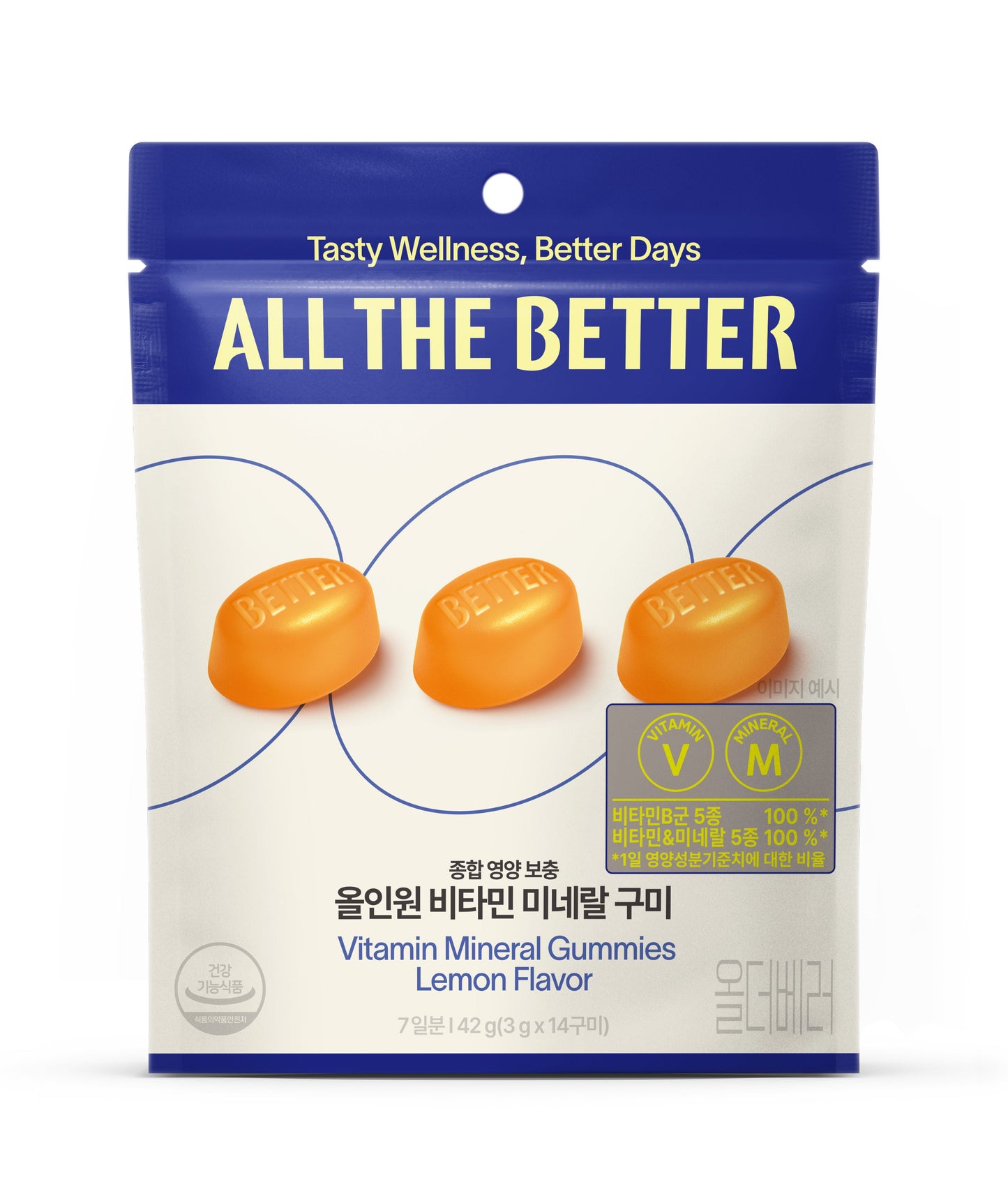 [ALL THE BETTER] All the Better Wellness Gummies, 7-day supply of 8 types, choose 1
