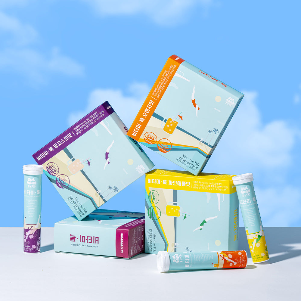 [Suldang Free] Sugar-free Vitamin Tok 60 tablets (30-day supply), 4 types
