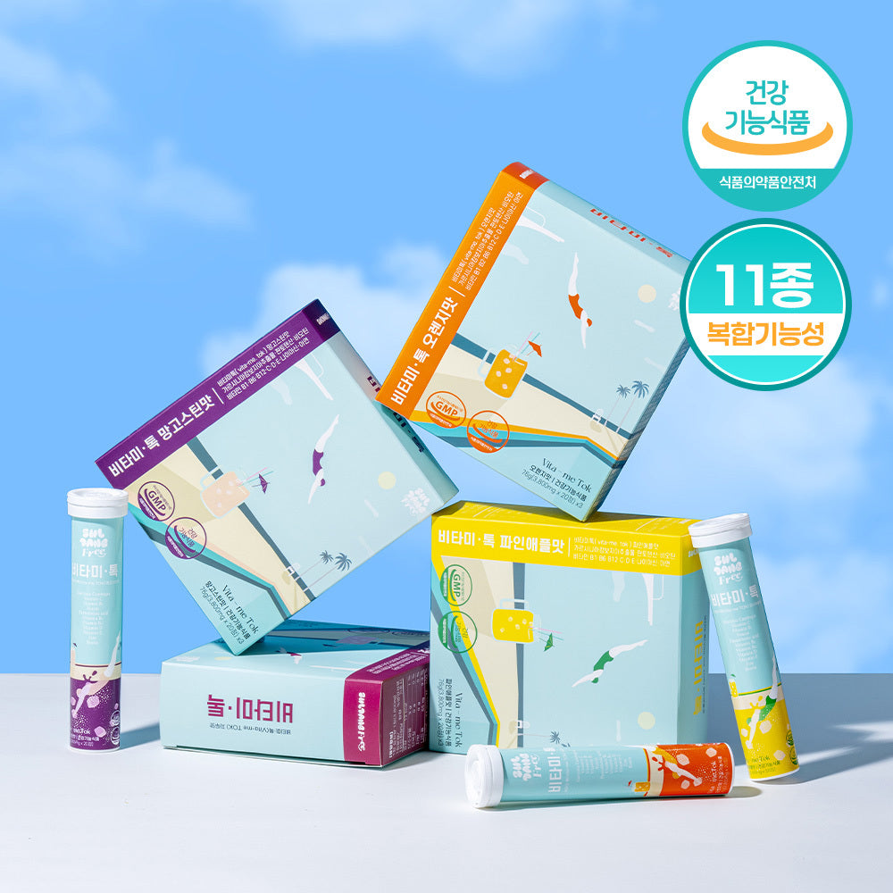 [Suldang Free] Sugar-free Vitamin Tok 60 tablets (30-day supply), 4 types