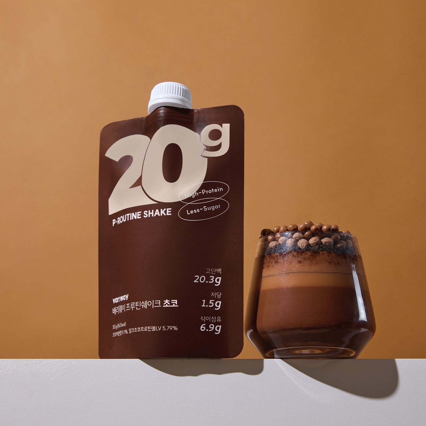 [Variway] Berry Way Fruit Shake 50g, choose 1 of 4 types (chocolate, coffee, grain, matcha)