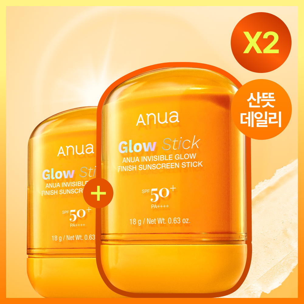 [Anua] Anua Zero Cast Daily Glow Finish Sun Stick 18g Double Special