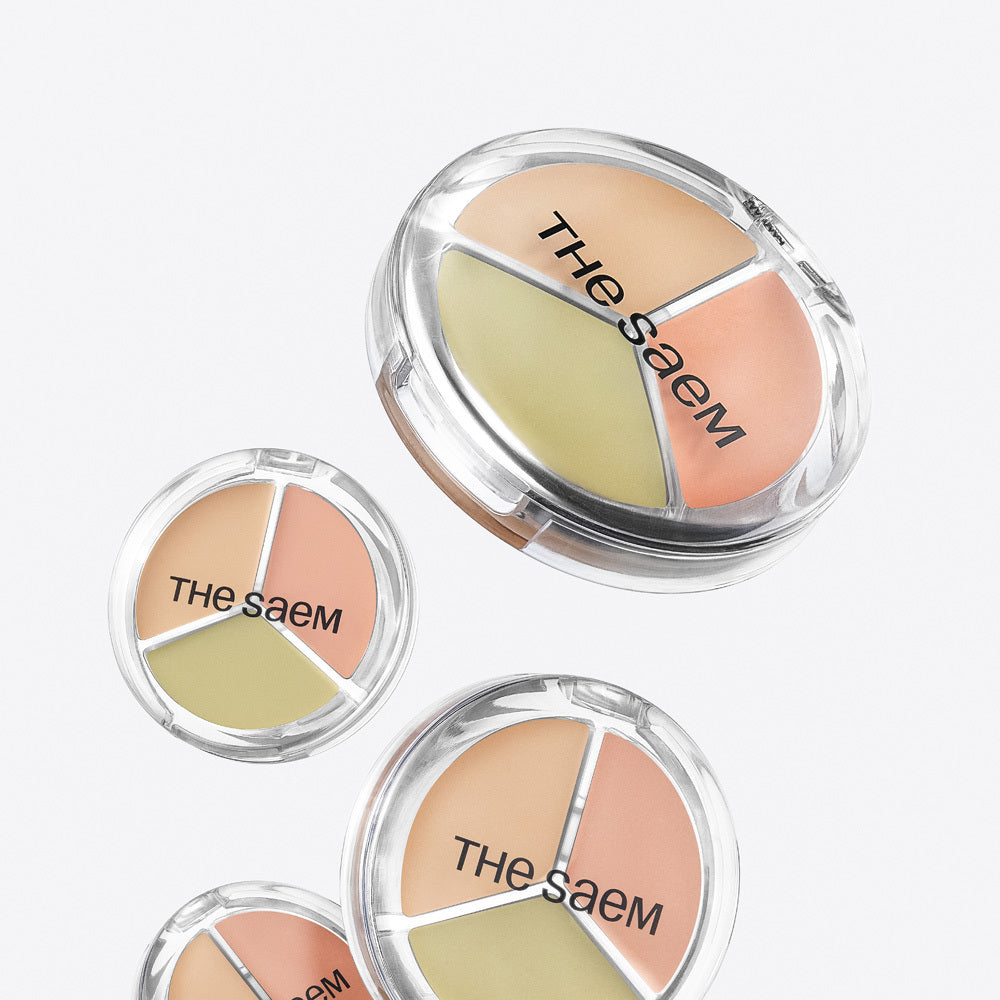[thesaem] The Saem Cover Perfection Triple Pot Concealer Glow 3colors