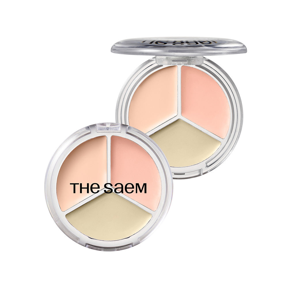 [thesaem] The Saem Cover Perfection Triple Pot Concealer Glow 3colors