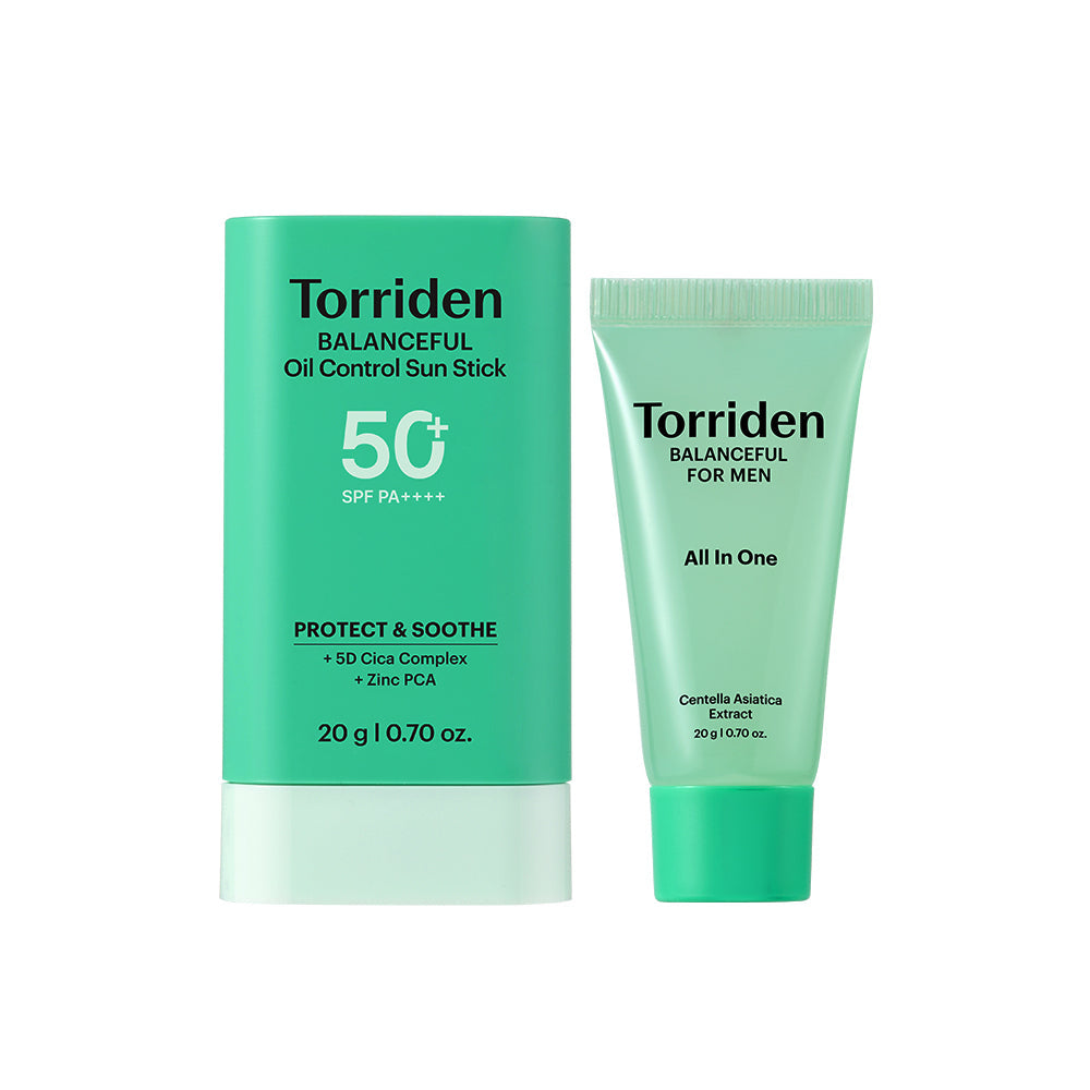 [Torriden] Toriden Balanceful for Men Cica Oil Control Sun Stick 20g special (+ Bulbasaur luggage tag, all-in-one 20g)