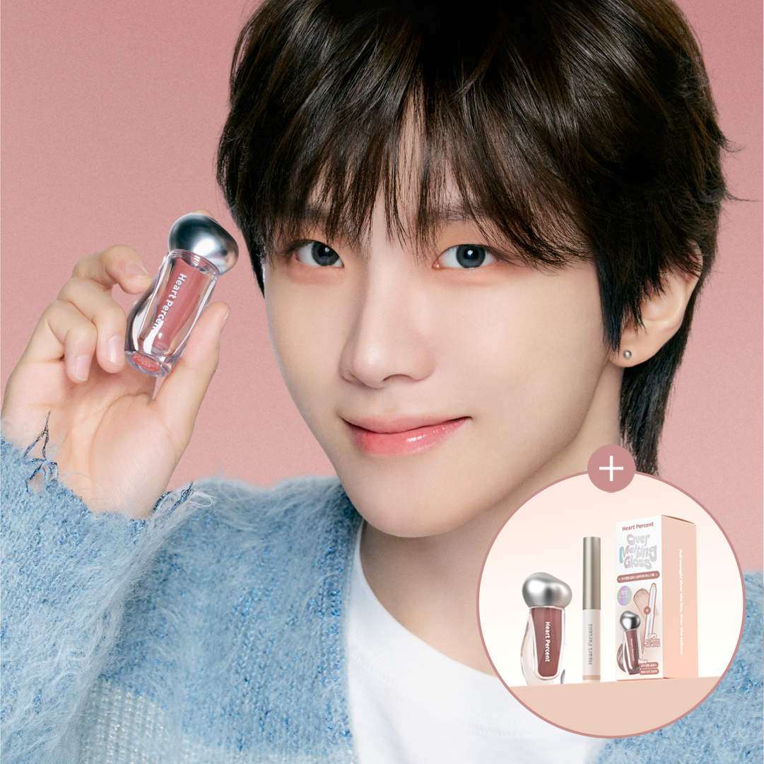 [Heart Percent] Heart Percent Dot On Mood Over Melting Gloss 3.8g 11 types, choose 1 (single item/special)