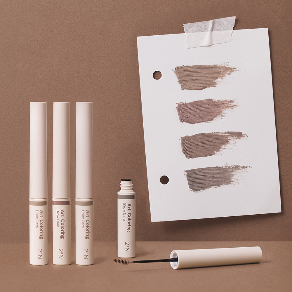 [2aN] 2AN Art Coloring Augenbrauen-Mascara 4 Farben