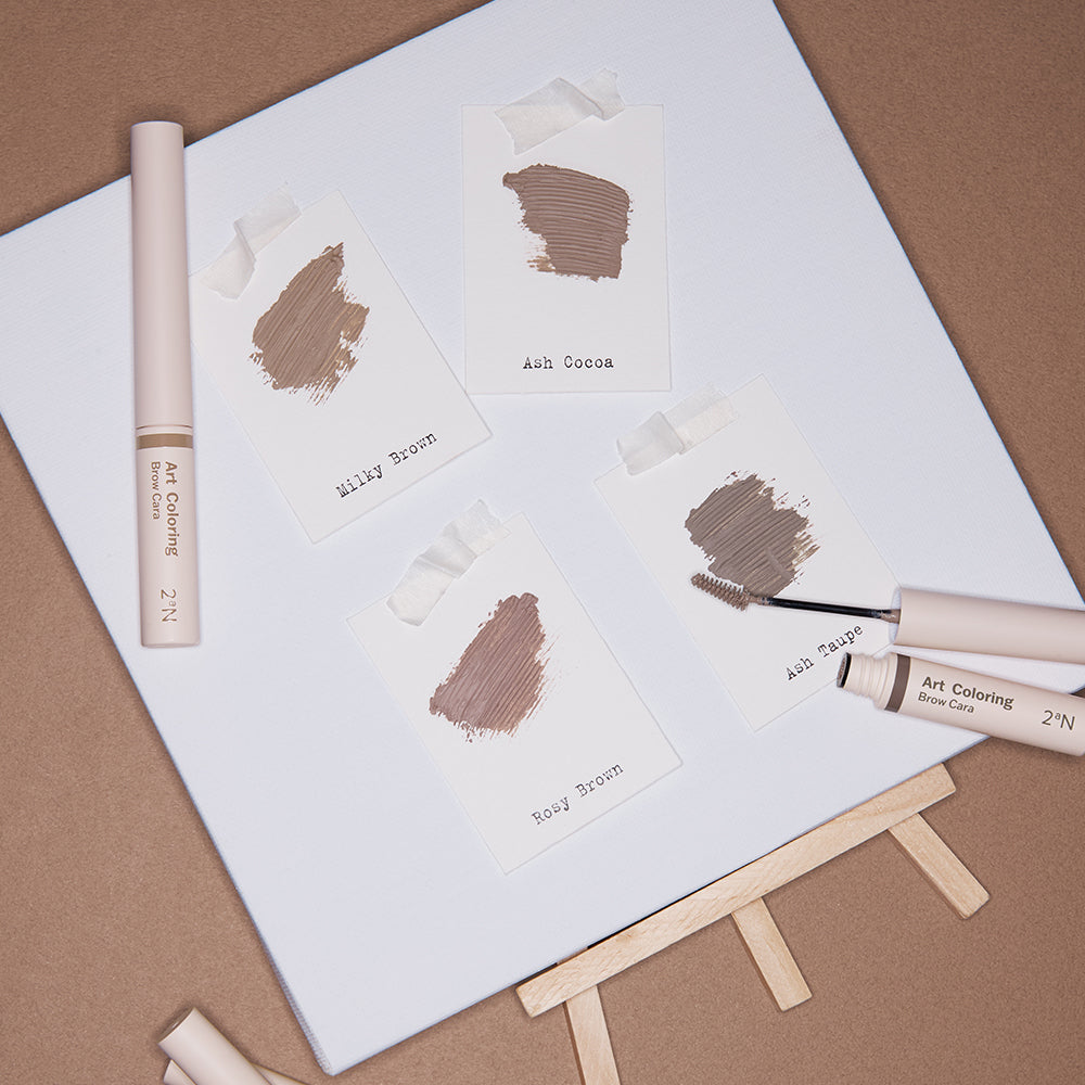 [2aN] 2AN Art Coloring Augenbrauen-Mascara 4 Farben