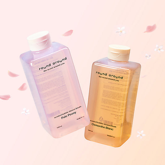 [roundaround] Round Around Scented Bubble Shower & Bath 500ml (2 types)