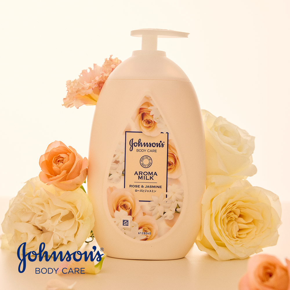 [Johnsons] Johnson's Aroma Milk Rose & Jasmine 500ml