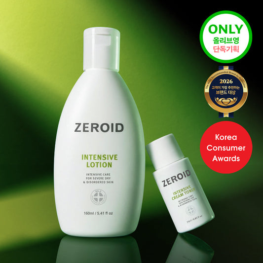 [ZEROID] Zeroid Intensive Lotion 160ml Special (+Cream Toner 25ml)