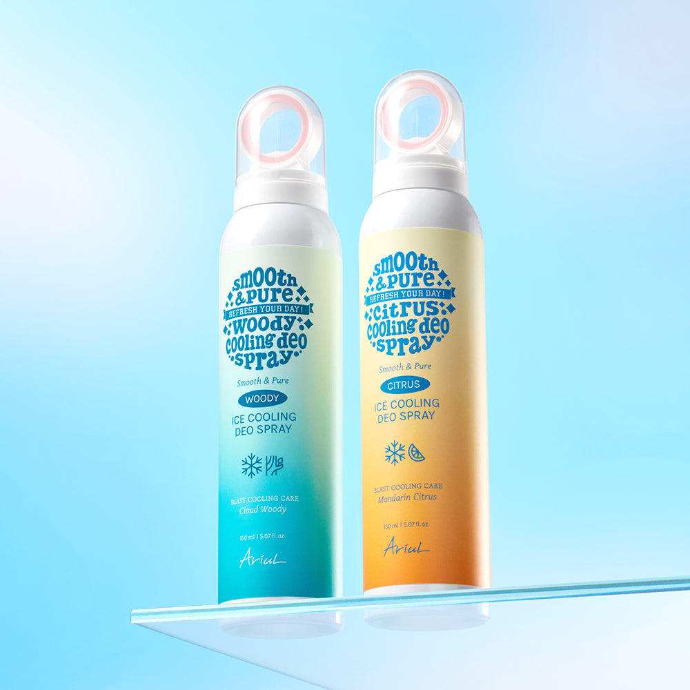 [Ariul] Arial Smooth & Pure Ice Cooling Deo Spray 150ml (2 types, choose 1)