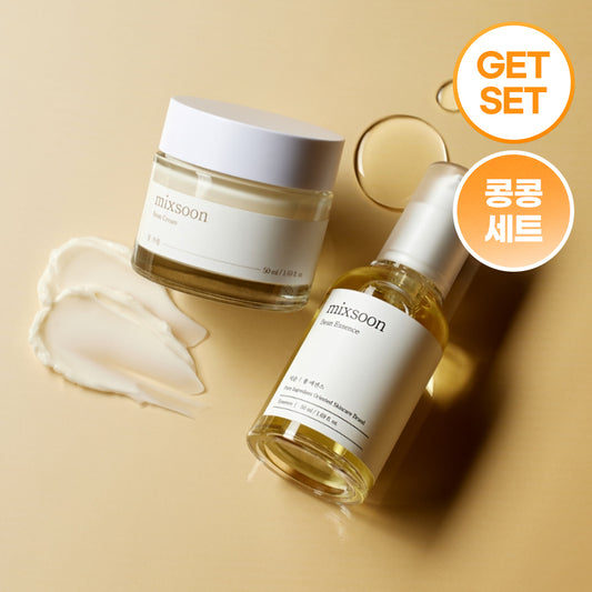 [MIXSOON] Mix Soon Soybean Elastic Moisturizing Gift Set (50ml soybean cream + 50ml soybean essence)