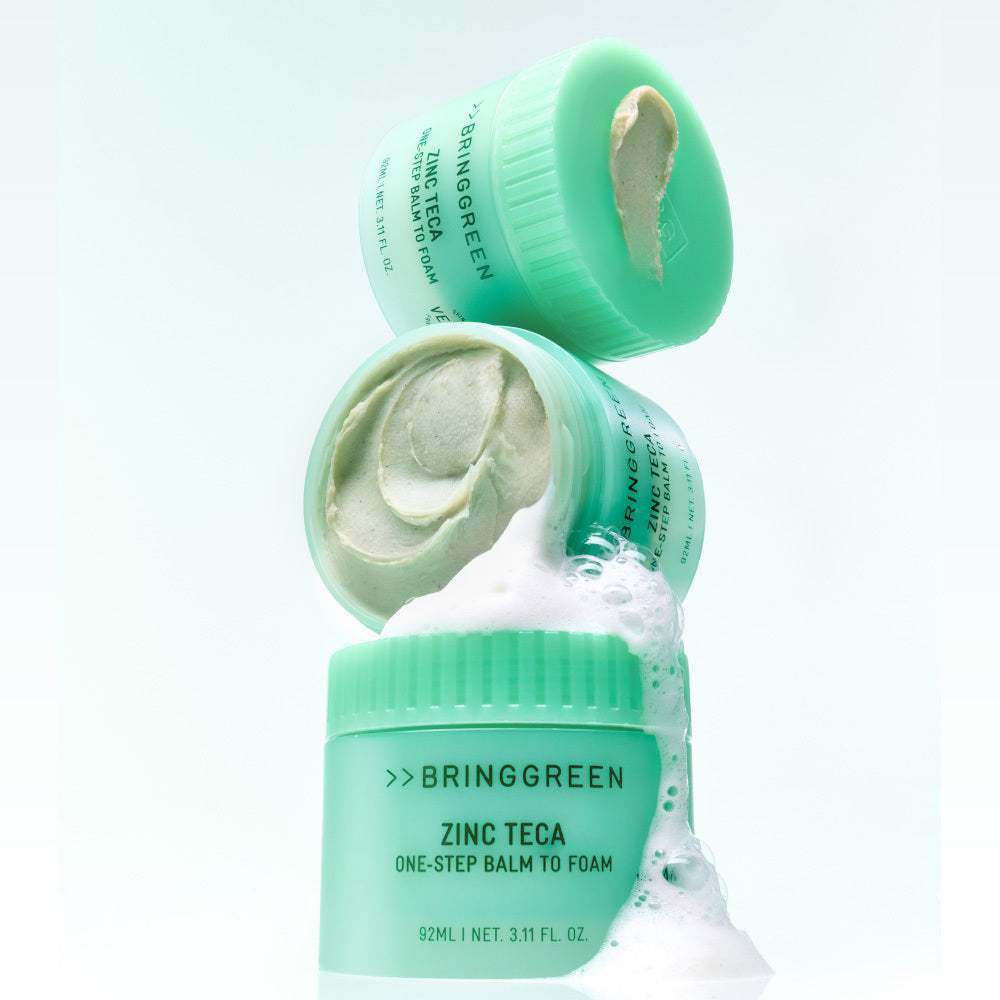 [BRING GREEN] Bring Green Zink Teca One Step Balm to Foam 92ml (+Silikon-Reinigungs-Pad als Geschenk)