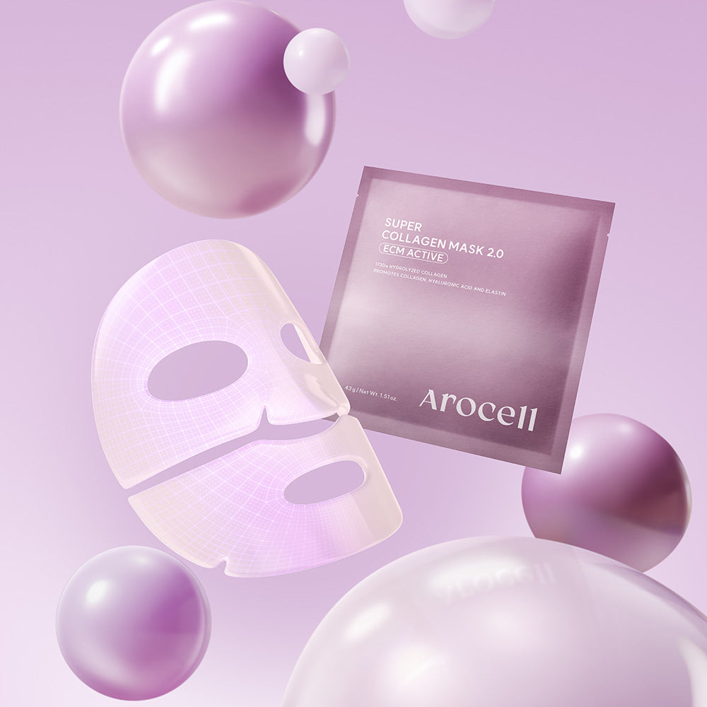 [AROCELL] Arocell Super Collagen Mask 2.0 ECM Active 3+1 sheet plan