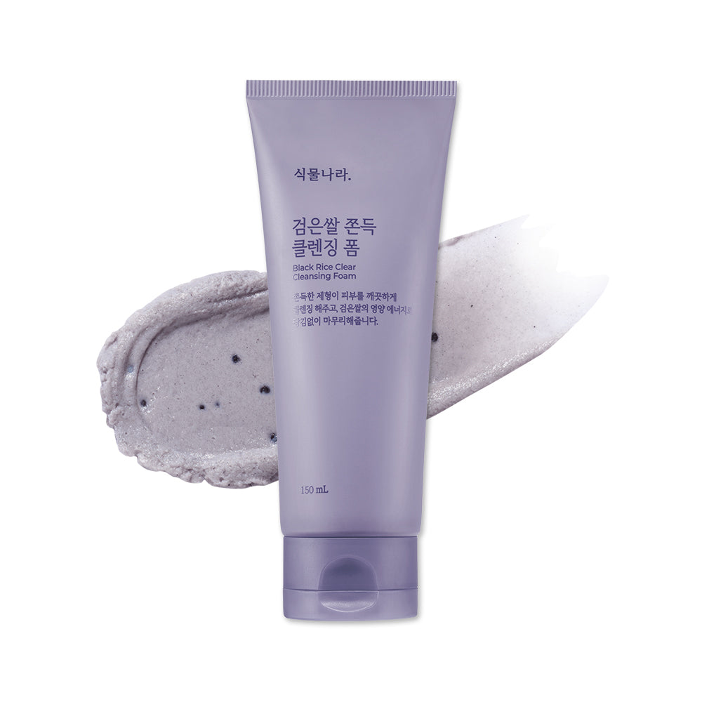 [Shingmulnara] Plant Nara Black Rice Chewy Cleansing Foam 150ml Single/Double Special