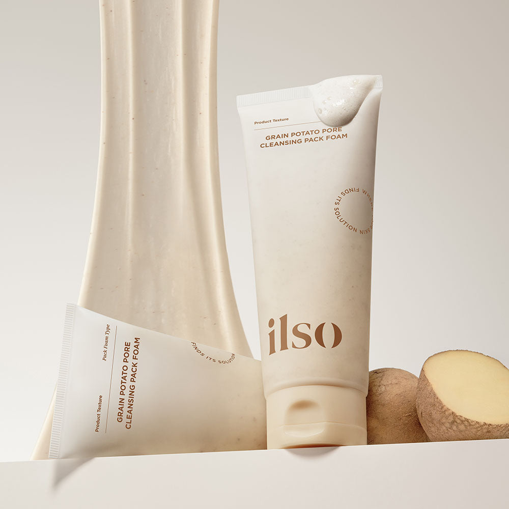 [Ilso] Ilso Grain Potato Cleansing Pack Foam 150ml Special (+Hairband)