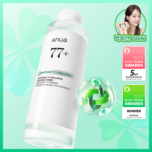 [Anua] Anua Houttuynia cordata 77 Hyaluronic Acid Moisture Calming Toner 350ml