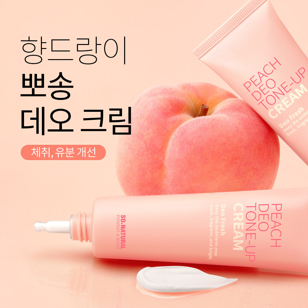 [So Natural] So Natural Powder Forum Peach Deo Tone Up Cream 50ml
