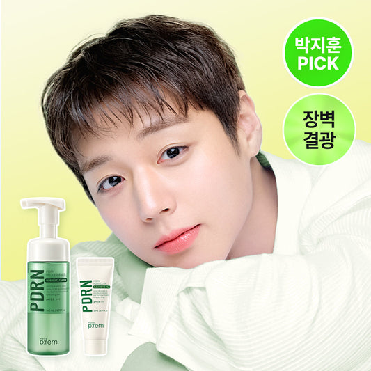 [makeprem] MakePrem PDRN Milk Essence Bubble Cleanser 145ml Special (+PDRN Cleansing Milk 21ml)