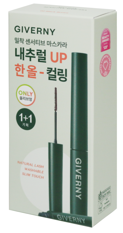 [GIVERNY] Giverny Adhesion Sensitive Mascara (Natural/Long Lash/Volume)