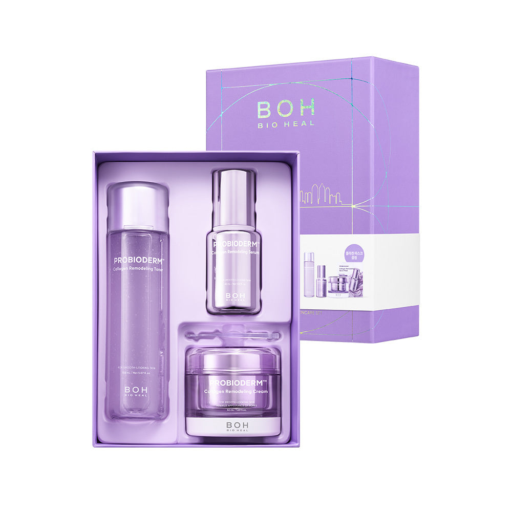 [BOH] Ensemble de 3 soins de la peau remodelants au collagène Biohealbo Probioderm