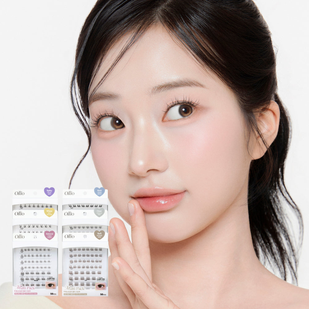 [Ollio] Olio No Glue Eyelash Multipack Plus 6 types