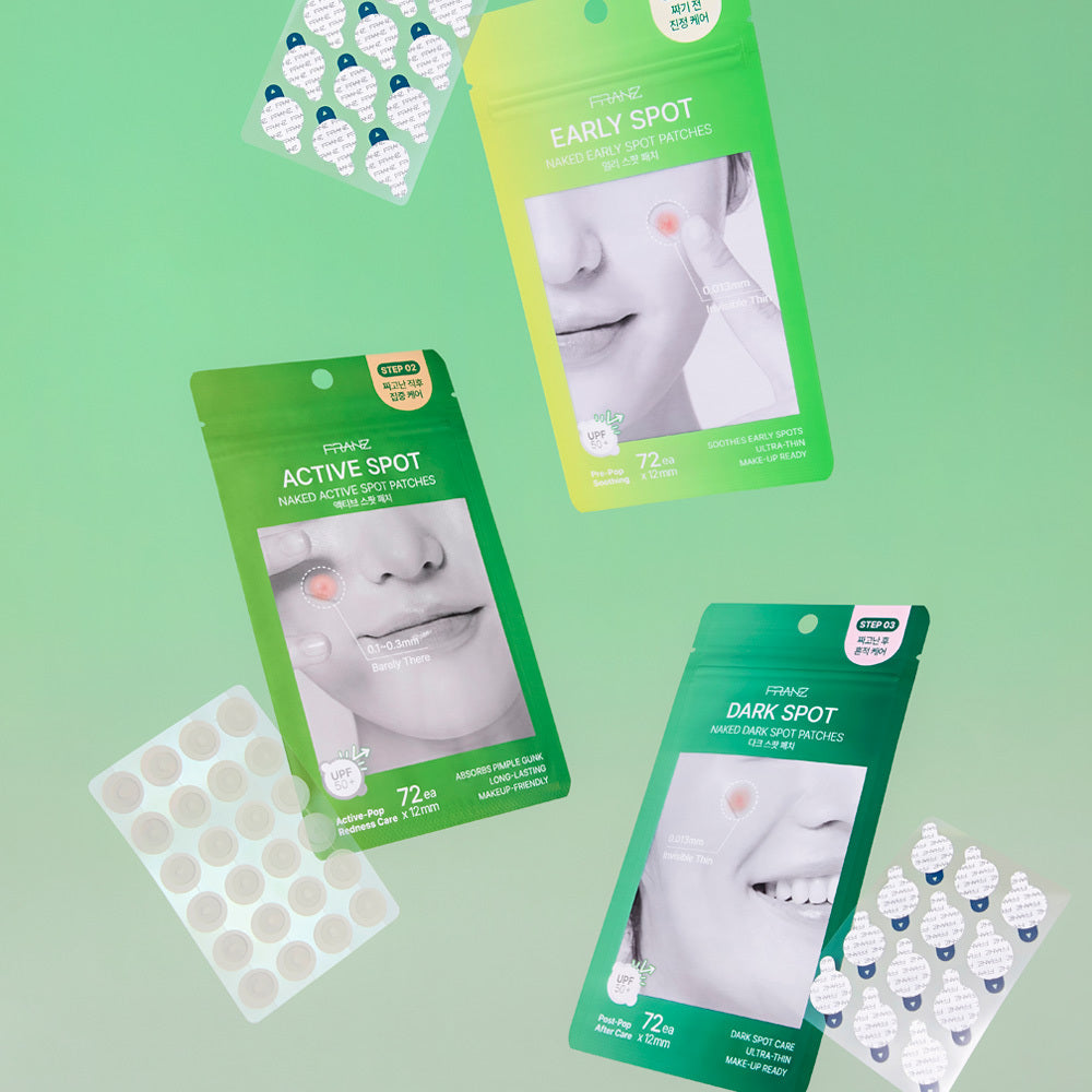 [FRANZ] Franz Naked Spot Patch 72 sheets (early, active, dark) 3 types 1