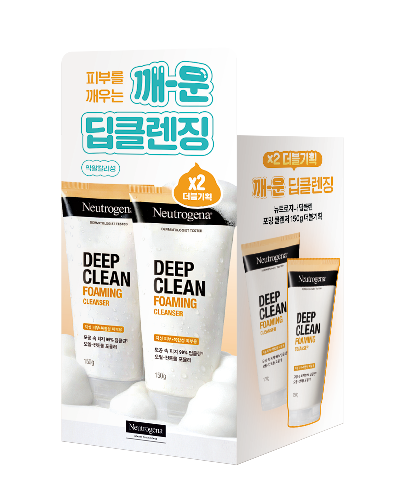 [Neutrogena] Neutrogena Deep Clean Foaming Cleanser 150g Double Plan
