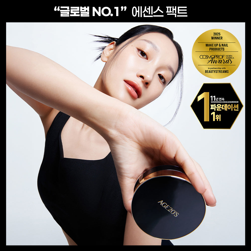 [AGE 20's] AGE20S Signature Essence Pact Intense Cover (main product + refill + brush plan)