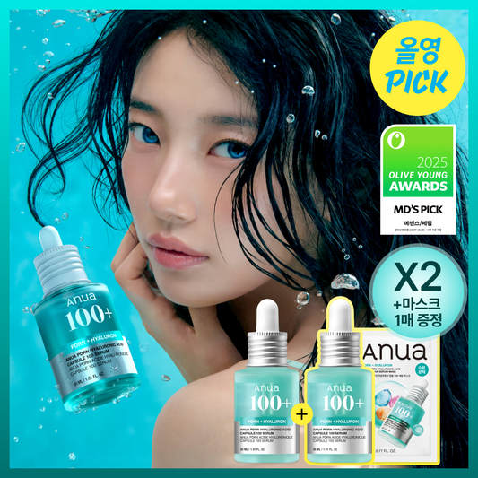 [Anua] Anua PDRN Hyaluronic Acid Capsule 100 Serum 30ml Double Plan