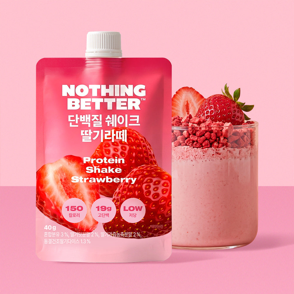 [NothingBetter] Not Something Barrel Protein Shake 40g, choose 1 of 3 (19 grains / strawberry latte / chocolate crunch)