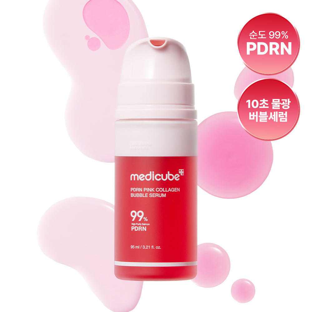 [medicube] Medicube PDRN Pink Collagen Bubble Serum 95ml Special (+ Jelly Brush)