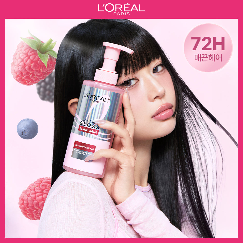 [LOREAL] L'Oréal Paris Brightening Shampoo Glycolic Gloss 440ml (Glossing Shampoo)