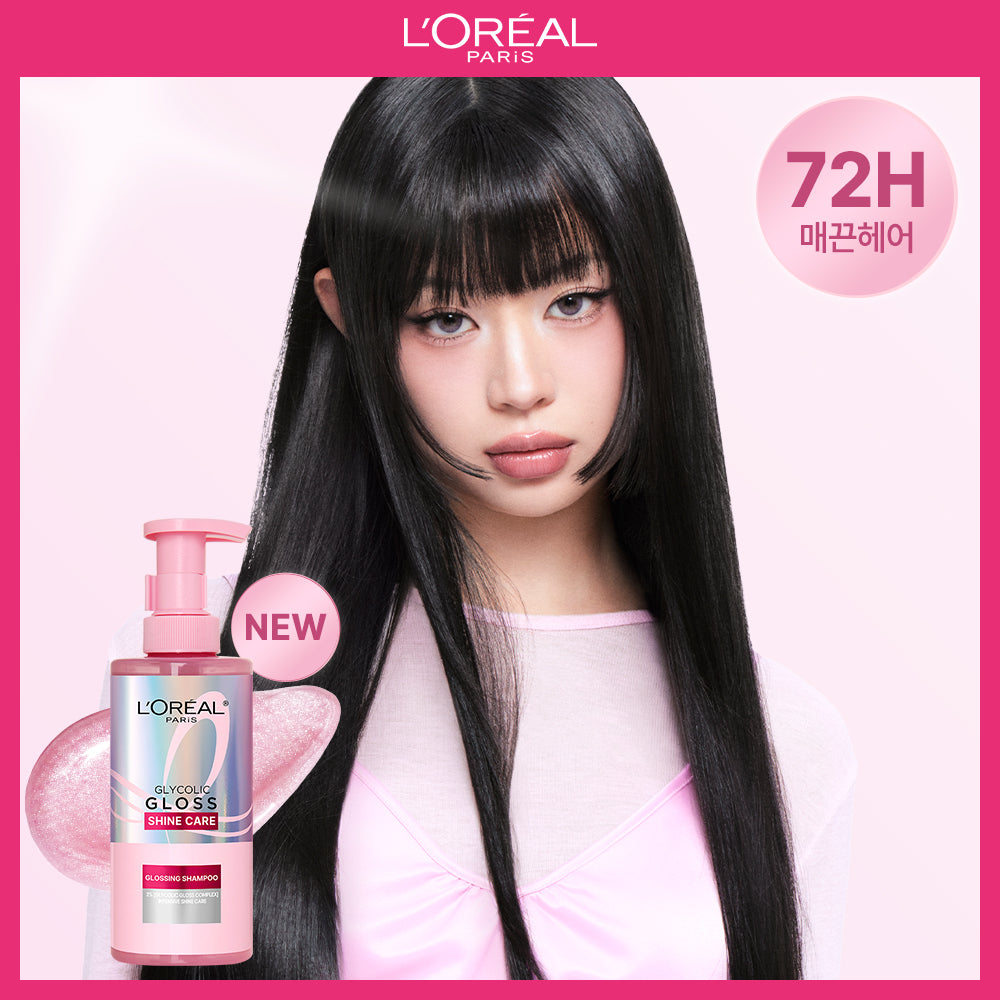 [LOREAL] L'Oréal Paris Brightening Shampoo Glycolic Gloss 440ml (Glossing Shampoo)