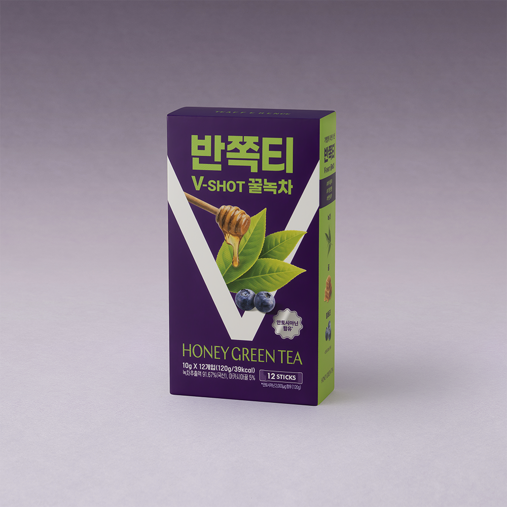 [TEAFFERENCE] Tiference Half Tee V-SHOT 12 pieces, 2 types (pumpkin tea/honey green tea)