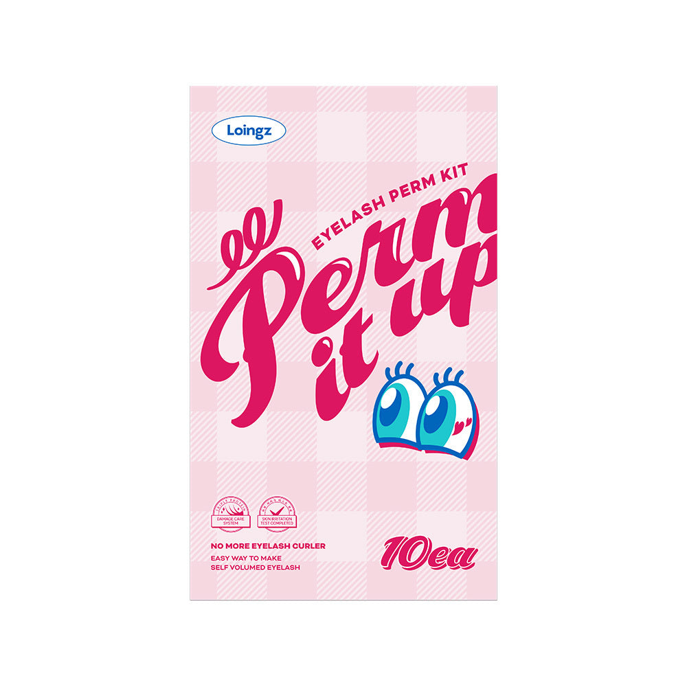 [Loingz] Rowing's Perm It Up Eyelash Perm Kit 10 servings (L curl + C curl)