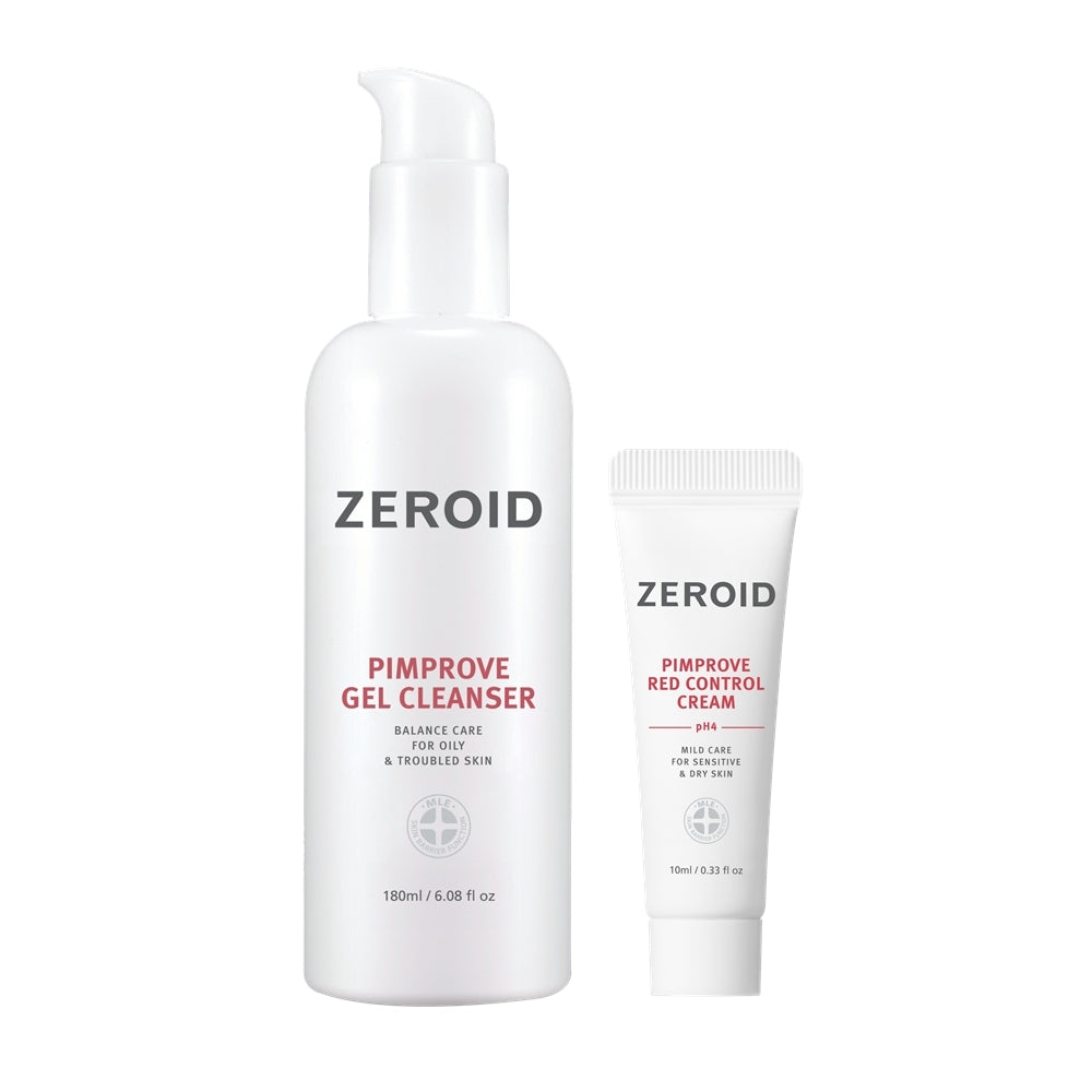 [ZEROID] Zeroid Pimprobe Gel Cleanser 180ml (+ 10ml Pimprobe Cream)