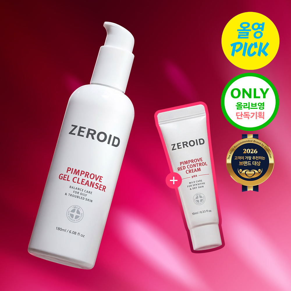 [ZEROID] Zeroid Pimprobe Gel Cleanser 180ml (+ 10ml Pimprobe Cream)