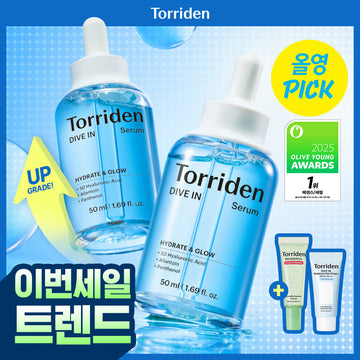 [Torriden] Toriden Dive-in Sérum à l'acide hyaluronique à faible poids moléculaire 50 ml