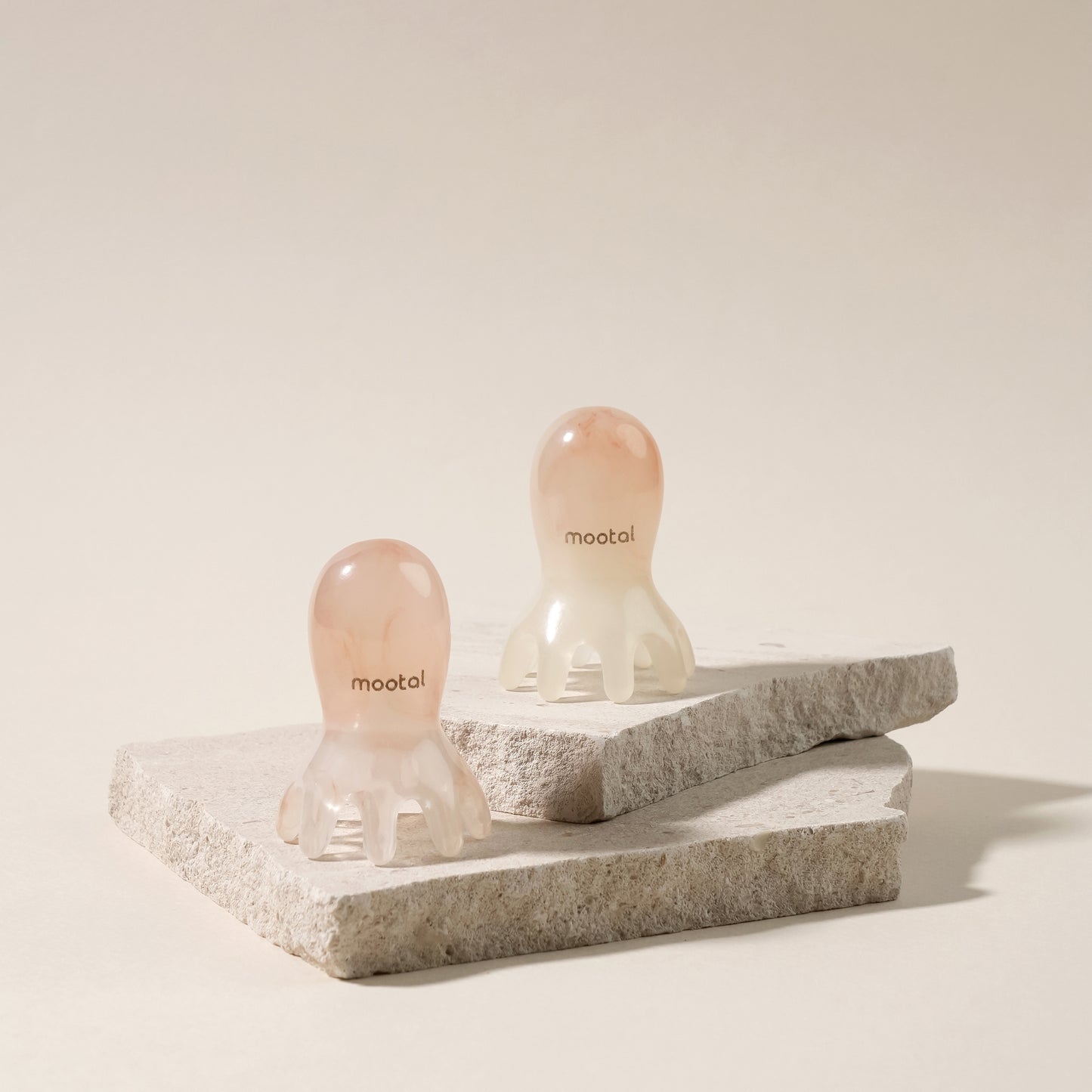 [mootal] Choose 1 of 2 types of hairless scalp attachment gua sha (original cream / hard fit deep green)