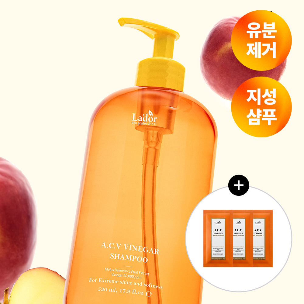 [Lador] Lador ACV Vinegar Shampoo 530ml Special (+30ml)