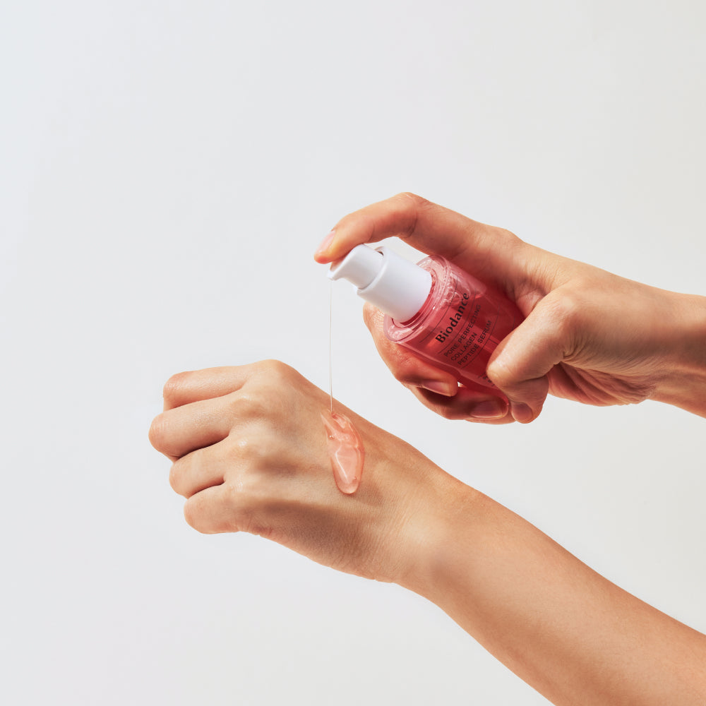 [Biodance] Porenverfeinerndes Kollagen-Peptid-Serum 30ml + 30ml Nachfüllset (+ Zufälliger Fuggler Schlüsselanhänger)