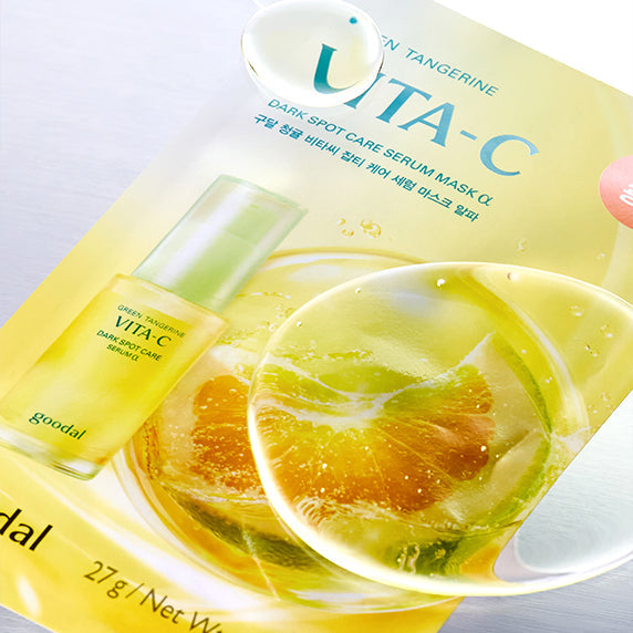 [goodall] Green Tangerine Vita C Blemish Care Serum Mask Alpha 5+1