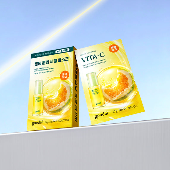 [goodall] Green Tangerine Vita C Blemish Care Serum Mask Alpha 5+1