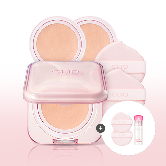 [Clio] Mesh Glow Essential Cushion Plan (main product + refill) + 2