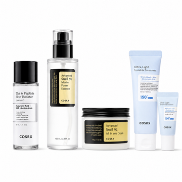 [COSRX] Ultimate Snail & Peptide Routine — 4-Step Set product set on white background