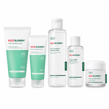 [Dr. G] Red Blemish Calming Routine — 3-Step Set product set on white background